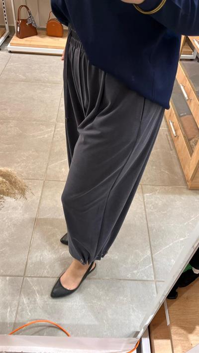 Yusuf Özdemir 1559 Paçası Lastikli Pantolon Antrasit