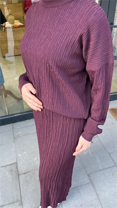 Nuss Etekli Takım Ns-27K702 Bordo