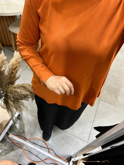 Nuss 902 Basic Merserize Tunik Oranj