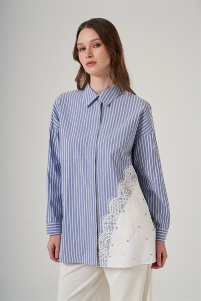 Nuss 26Y3007 Gömlek Mavi