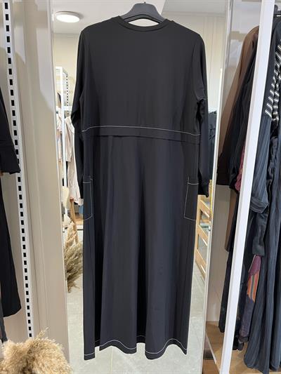 Fatma Danışman Cepli Elbise Siyah 4401