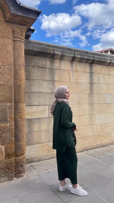 Nuss 1350 Kazayağı Desenli Takım Turmalin