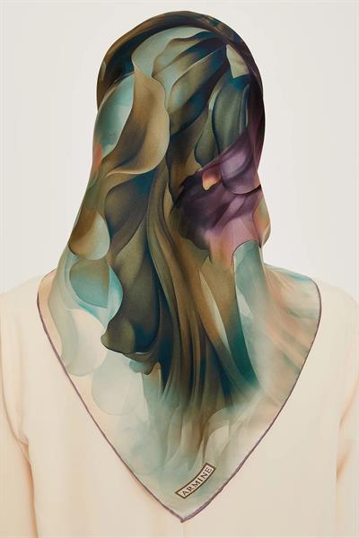 Armine Sura Saf İpek Eşarp 9244D02