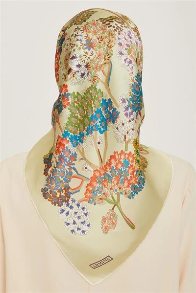 Armine Sura Saf İpek Eşarp 9209D80