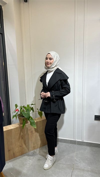 La Carte Mom Jeans Düz Kot Pantolon Siyah 0291-D