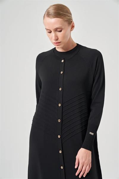 Missa İtalyan Merserize Hırka Siyah