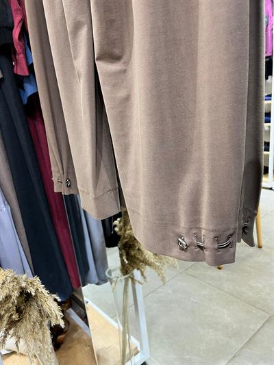 Yusuf Özdemir 1559 Paçası Lastikli Pantolon Kahve