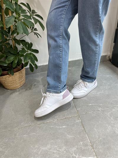 Mom Jeans Düz Kot Pantolon 0291