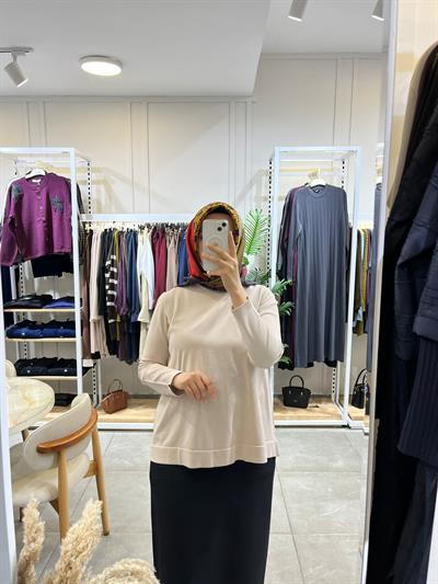 Nuss 902 Basic Merserize Tunik Bej