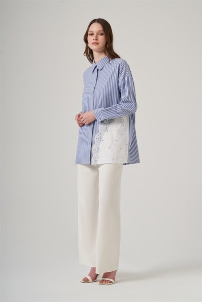 Nuss 26Y3007 Gömlek Mavi