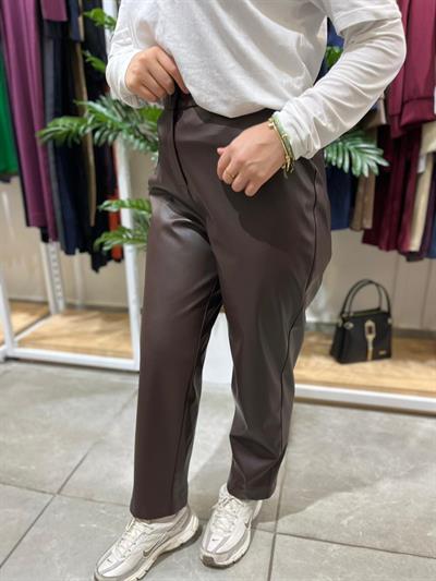 Yusuf Özdemir 1306 Deri Pantolon Kahve