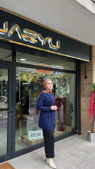 Yusuf Özdemir Beli Lastikli Paraşüt Detaylı Pantolon 1547