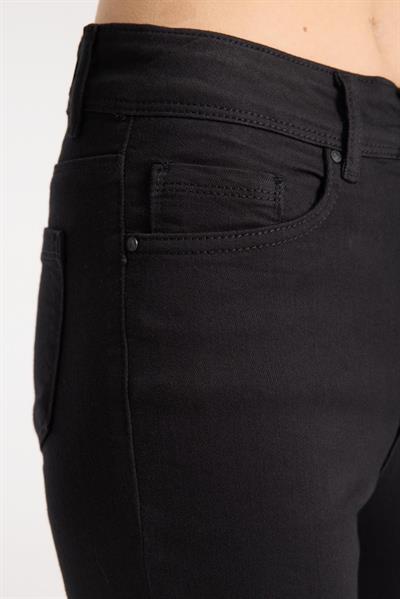 La Carte 4000 Kadın İspanyol Paça Pantolon Siyah