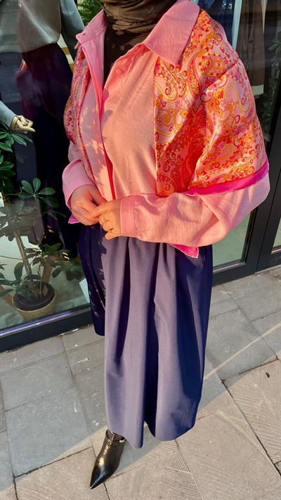 Yusuf Özdemir 1555 Cepli Kumaş Etek Lacivert