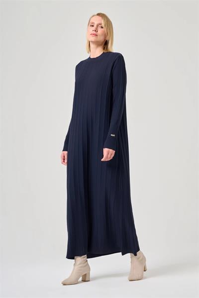 Missa Astana Merserize Elbise Lacivert