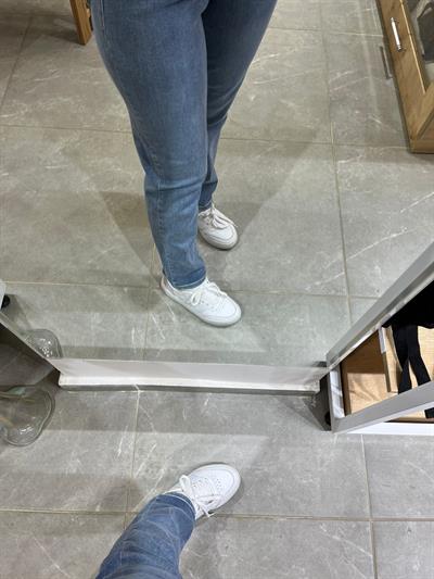 Mom Jeans Düz Kot Pantolon 0291