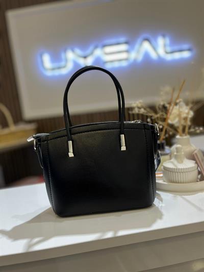 Nas Kadın Mini El ve Çapraz Çanta Siyah Kımera 1390