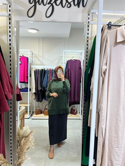 Nuss 3003 Tunik Yeşil