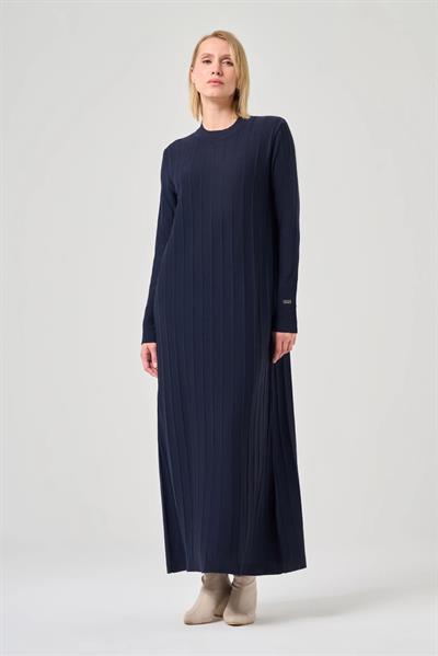 Missa Astana Merserize Elbise Lacivert