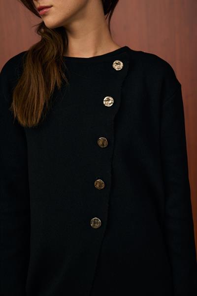 Merwish 1554 Verev Hırka Siyah