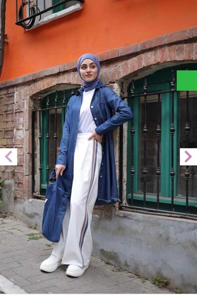 Kadın Püsküllü Tunik Koyu Mavi