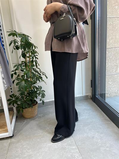 Yusuf Özdemir Palazzo Pantolon Siyah 1395