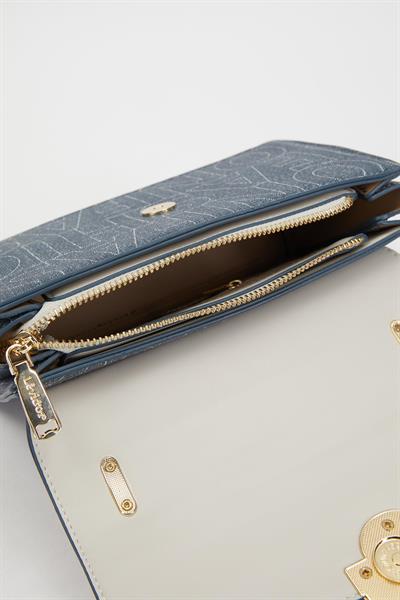 Levidor Kumaş Dokulu Omuz Çantası 930246 Mavi