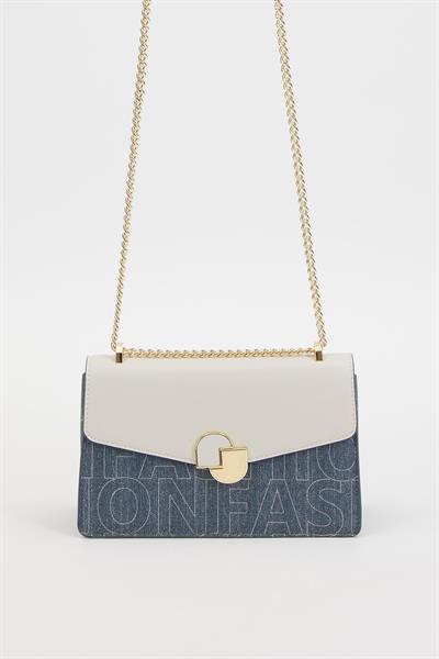 Levidor Kumaş Dokulu Omuz Çantası 930246 Mavi