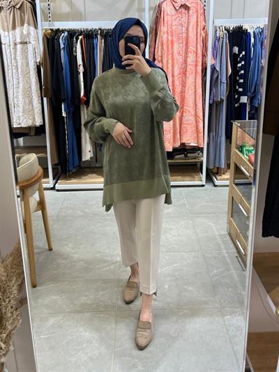 Yusuf Özdemir Fermuar Detaylı Pantolon Bej 1101