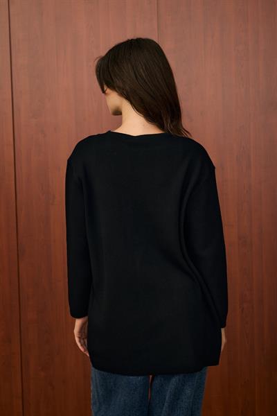 Merwish 1554 Verev Hırka Siyah