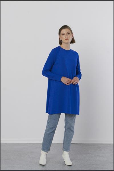 Nuss Kol Fitilli Tunik 928