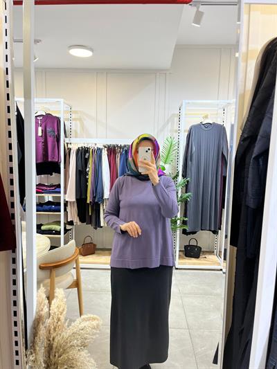 Nuss 902 Basic Merserize Tunik Lavanta