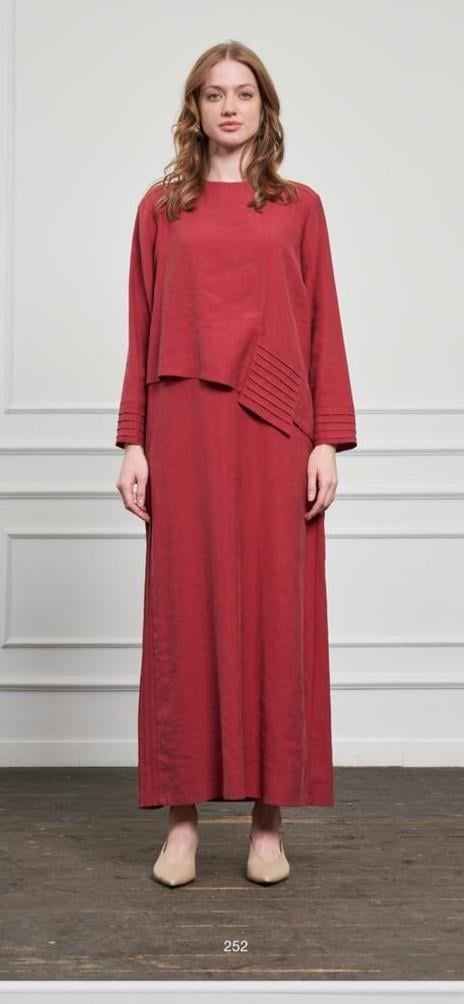 Nuss Elbise Kırmızı 2031