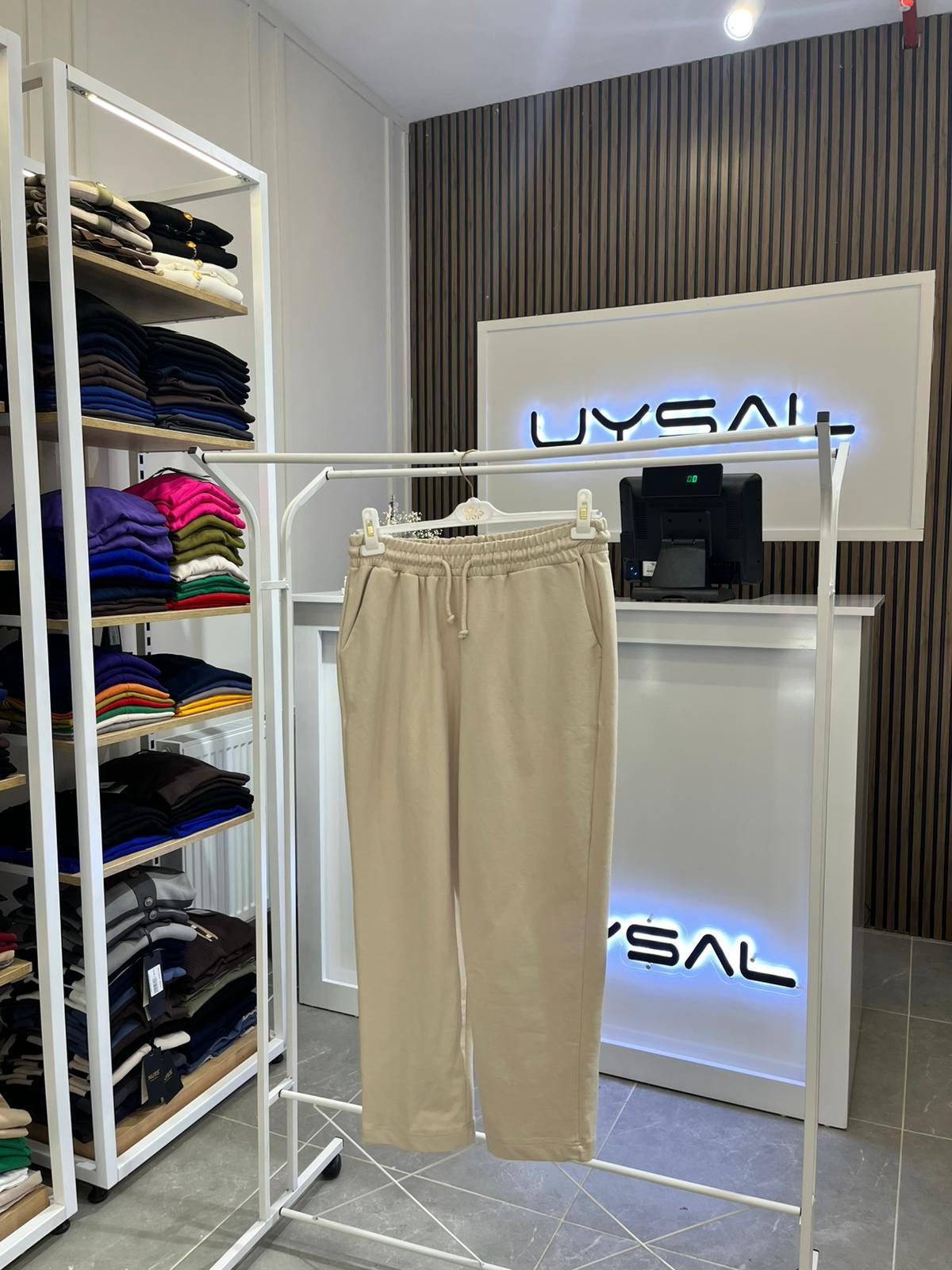 Levidor Beli Lastikli Pantolon 410018 Bej