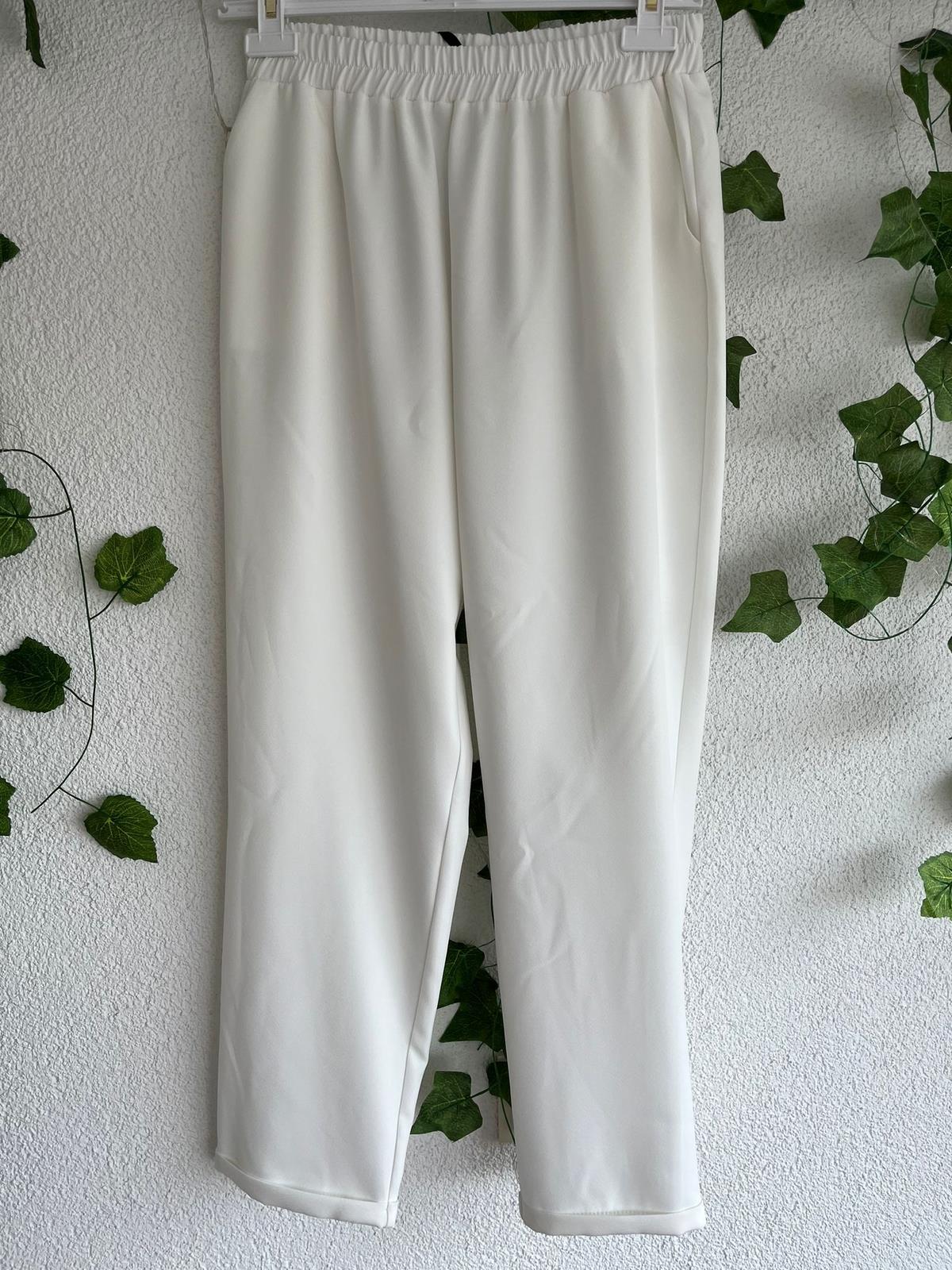 Nuss Krep Havuç Pantolon 4001 Ekru