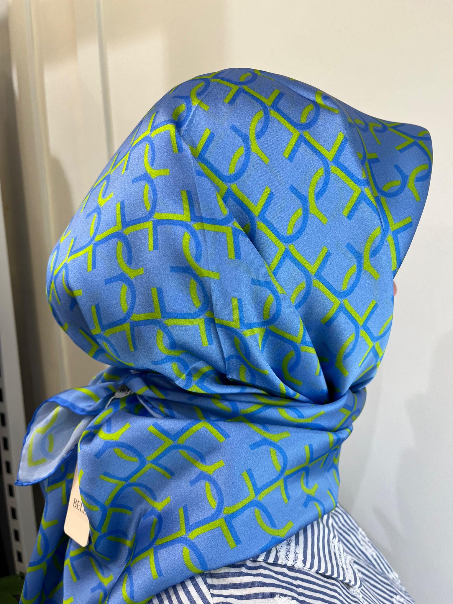 Belli Saf İpek Eşarp 4102D Şura