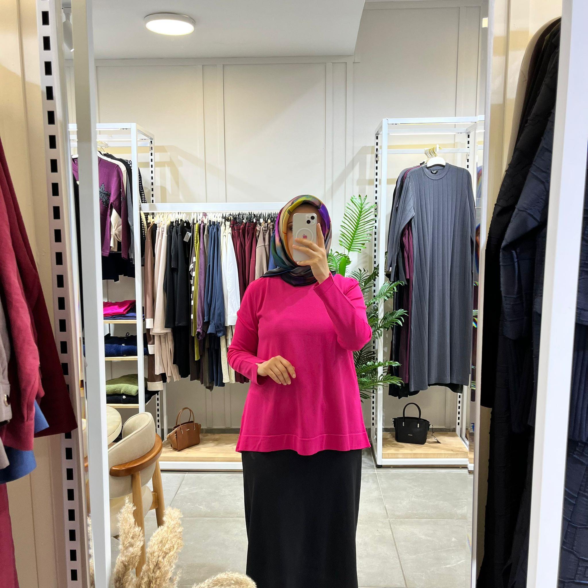 Nuss 902 Basic Merserize Tunik FuşyaTunikNussUYT0003817NussNuss 902 Basic Merserize Tunik Fuşya