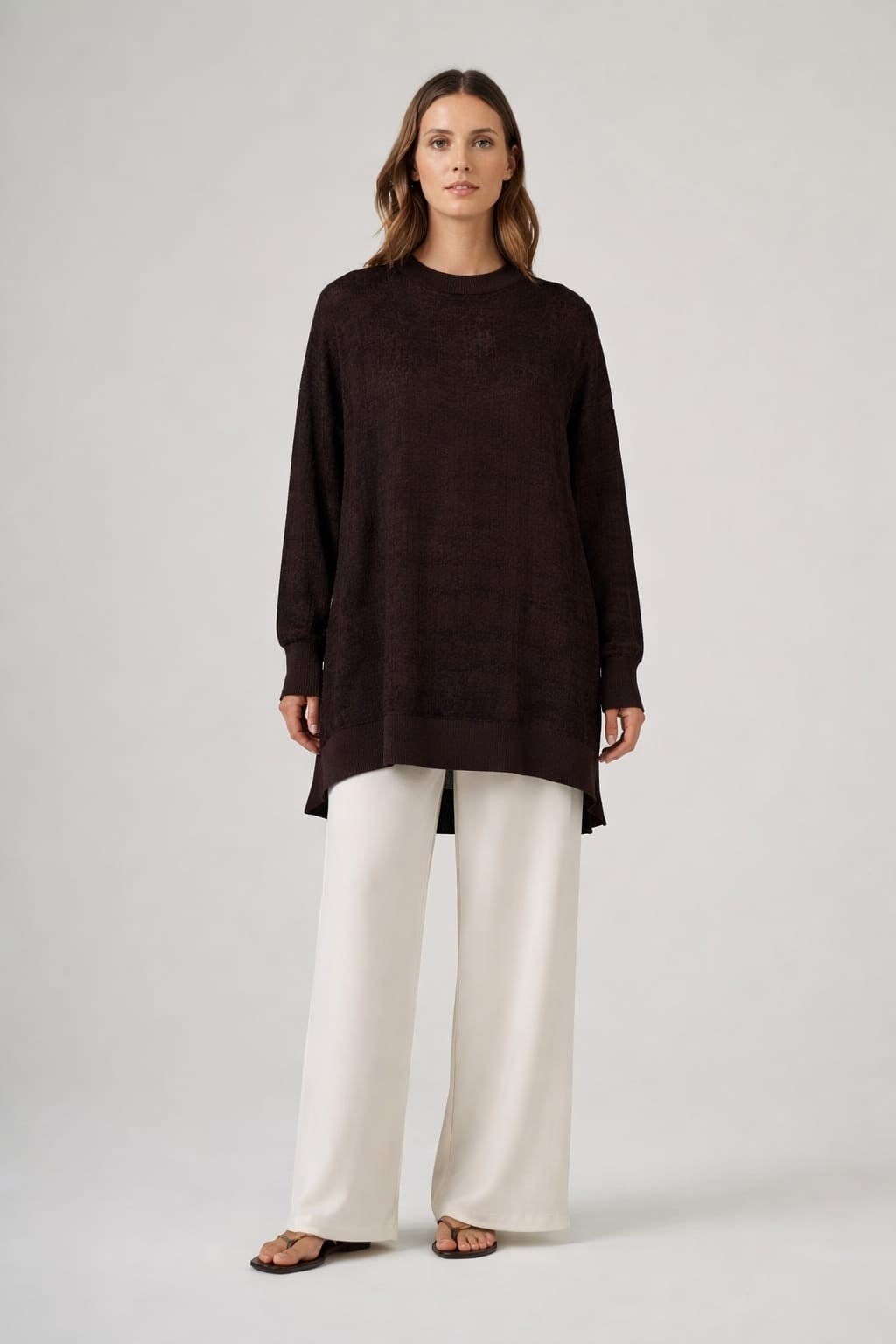 Nuss 3013 Jakar Detay Tunik KahveTunikNuss3941NussNuss 3013 Jakar Detay Tunik Kahve