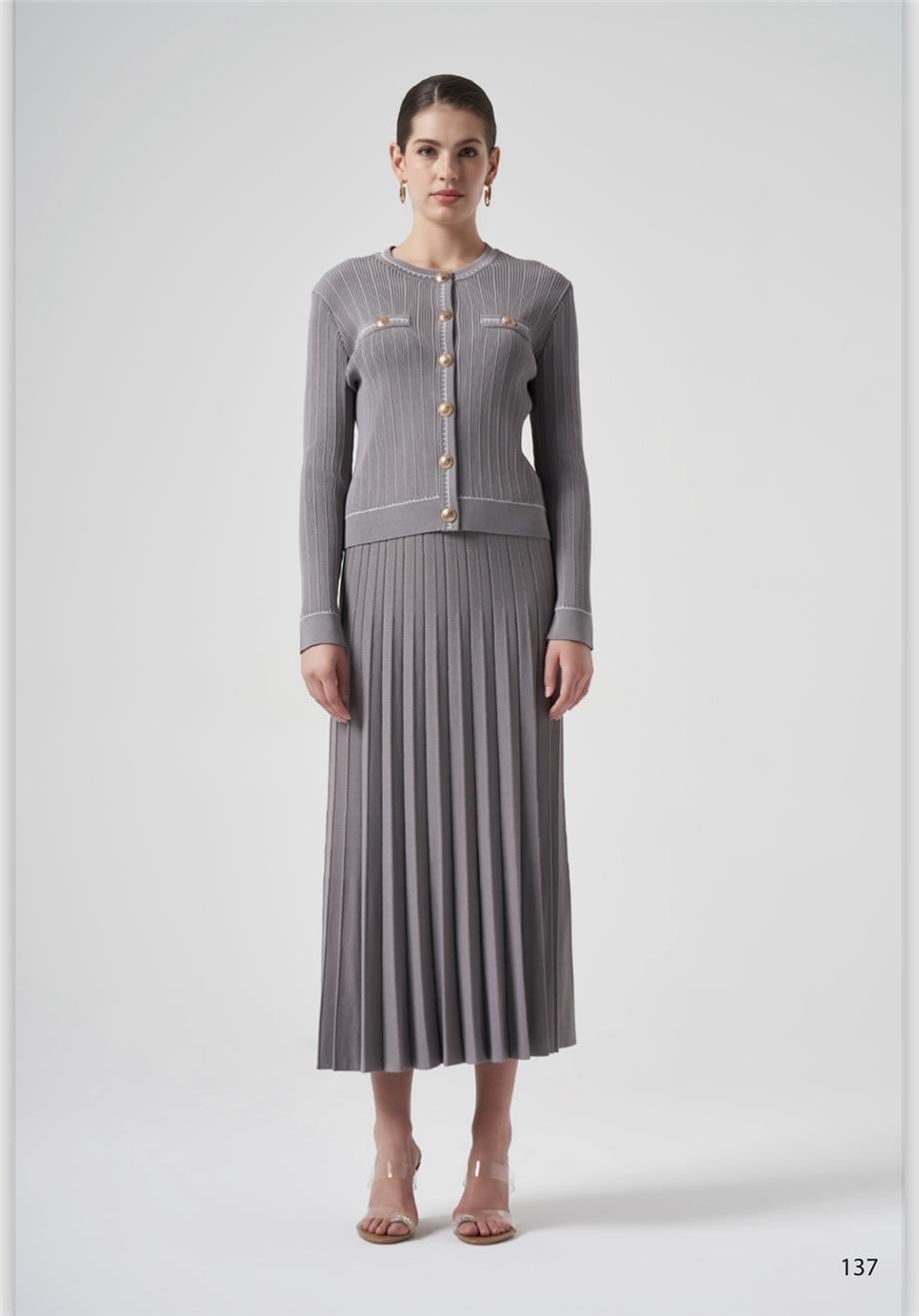 Nuss Merserize Takım 1315 Gri