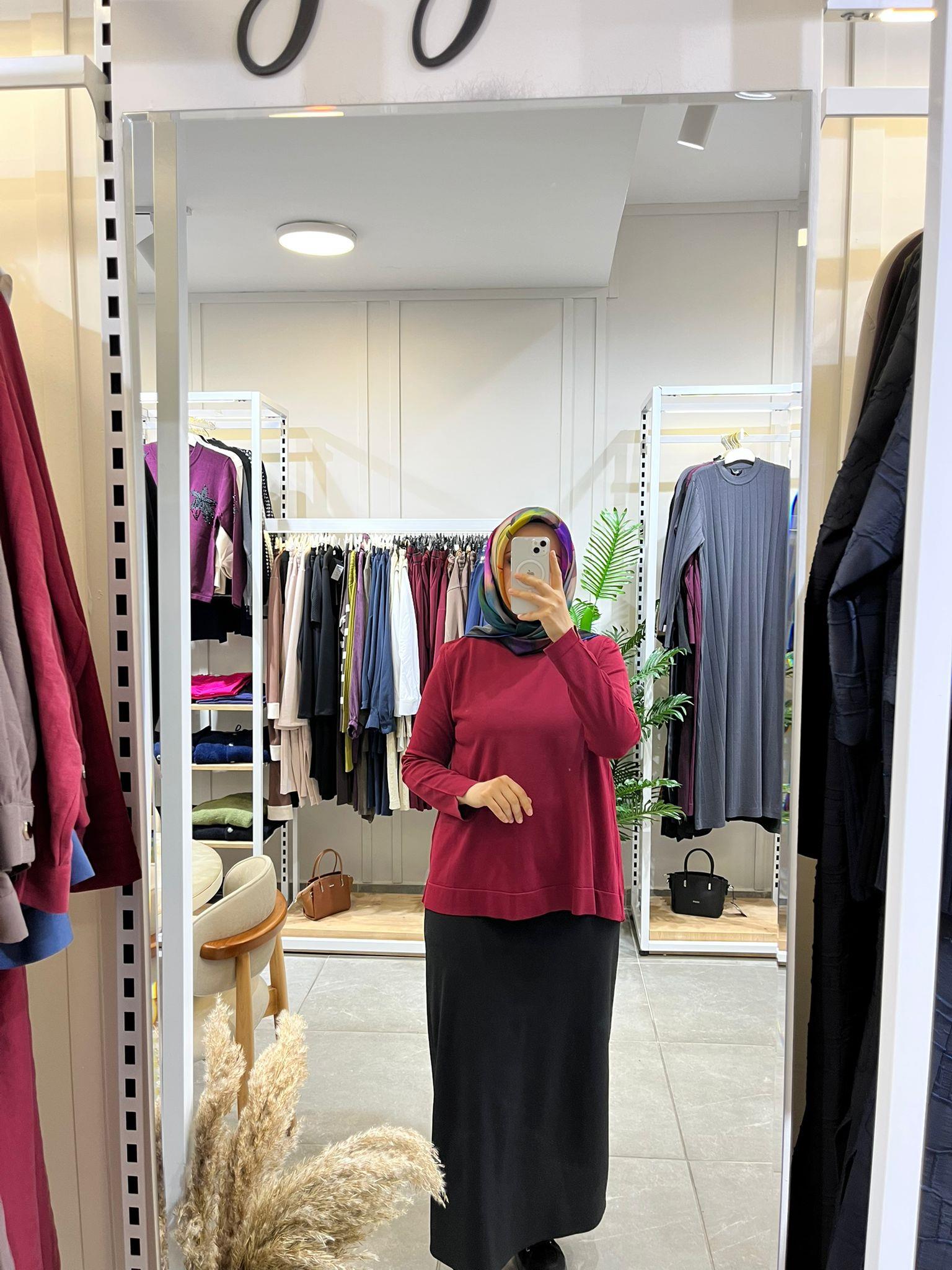 Nuss 902 Basic Merserize Tunik VişneTunikNussUYT0003812NussNuss 902 Basic Merserize Tunik Vişne