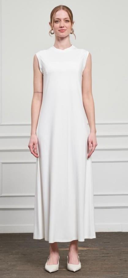 Nuss Elbise Ekru 2060