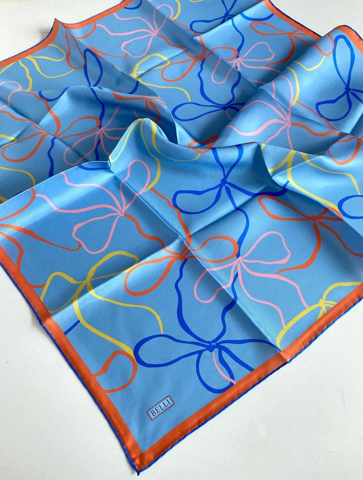 Belli Saf İpek Eşarp 4113D Şura