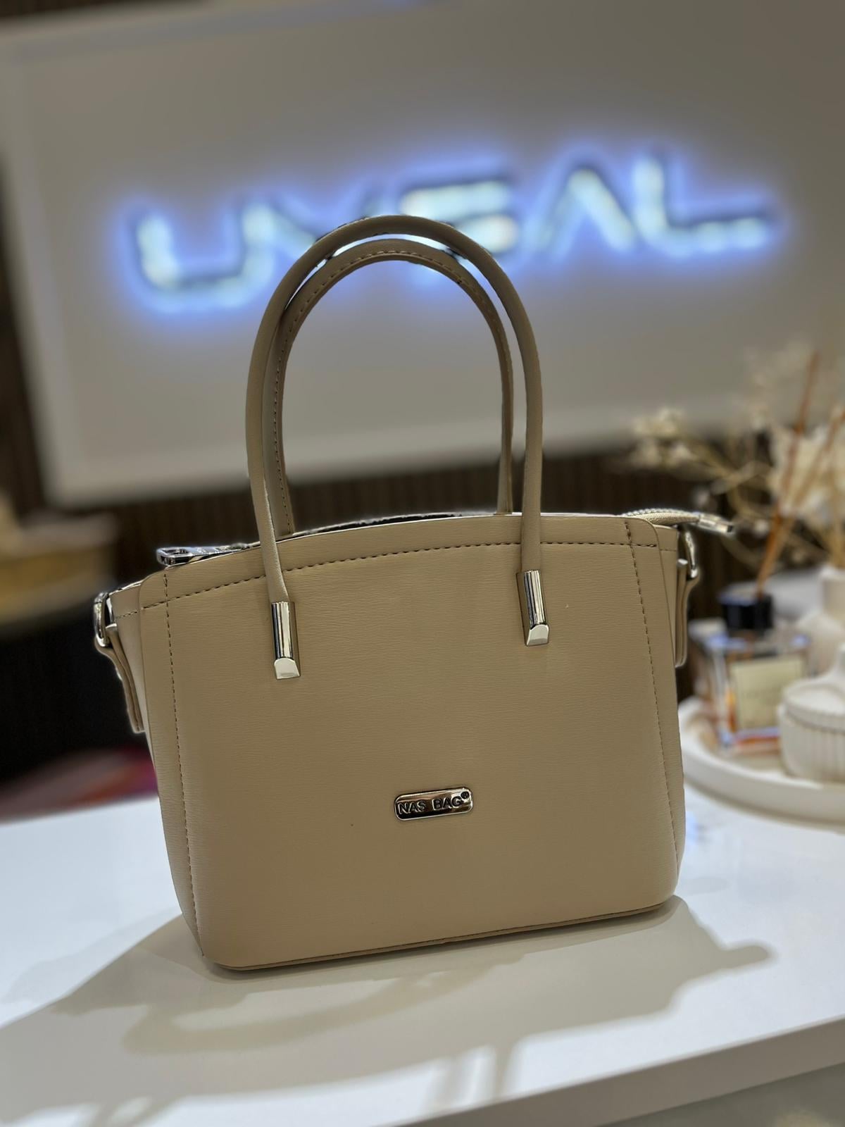 Nas Kadın Mini El ve Çapraz Çanta Krem Kum Kımera 1390El ÇantasıNas Çanta3909Nas ÇantaNas Kadın Mini El ve Çapraz Çanta Krem Kum Kımera 1390