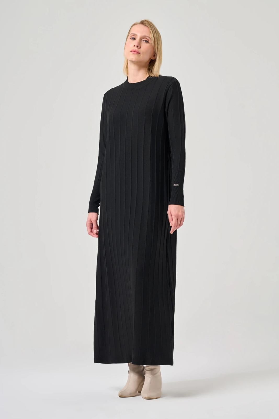 Missa Astana Merserize Elbise SiyahElbiseMissaUYT0003796MissaMissa Astana Merserize Elbise Siyah