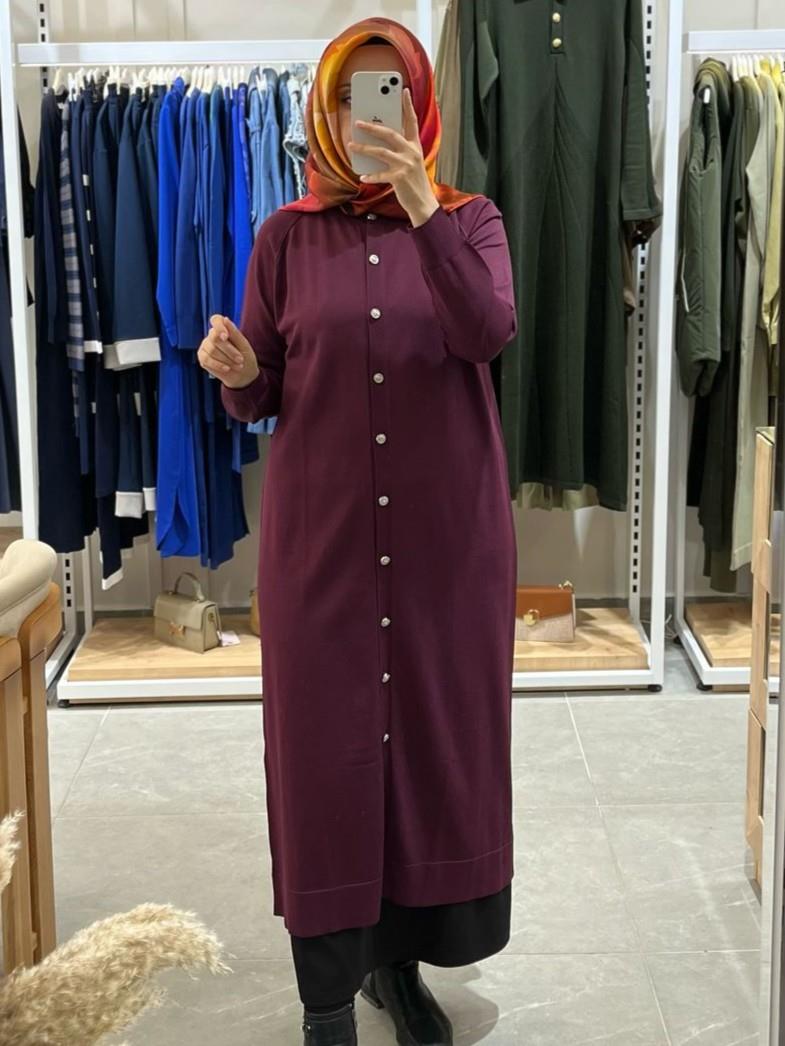 Nuss Triko Hırka 512 Bordo