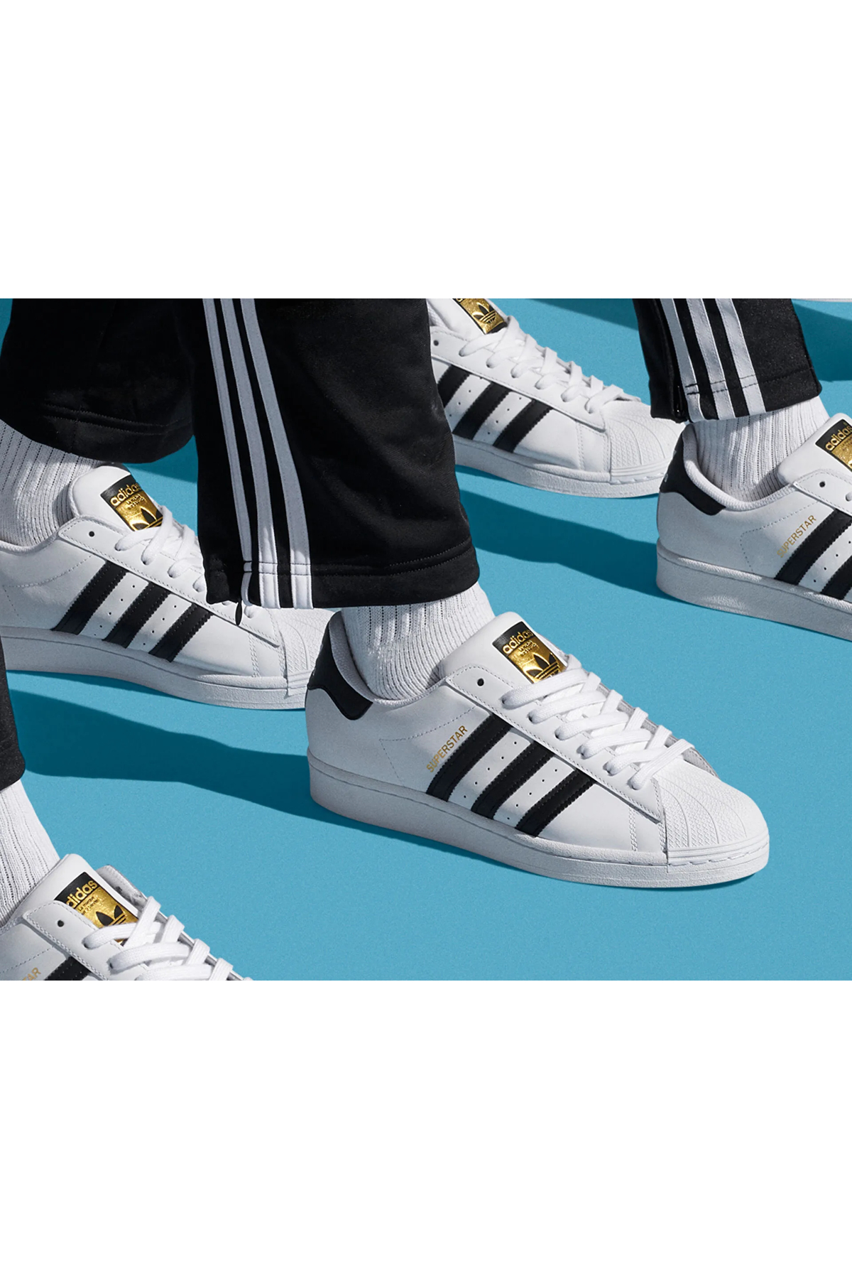 Adidas EG4958 SUPERSTAR Erkek Sneaker Ayakkabı Beyaz Siyah