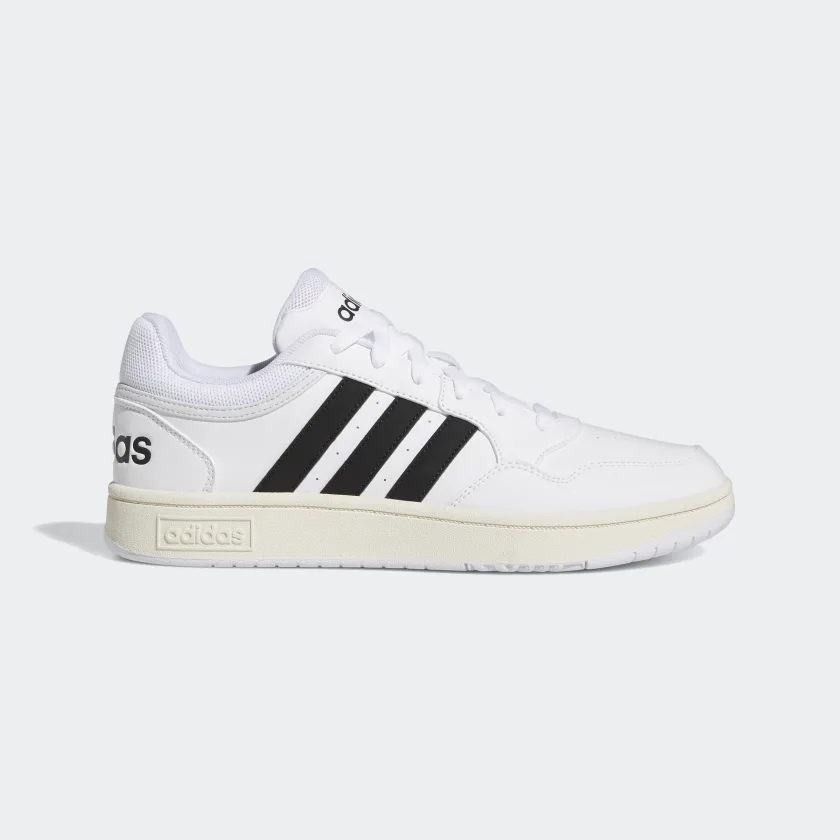 Adidas GY5434 Hoops 3.0 Erkek Sneaker Ayakkabısı Beyaz Siyah