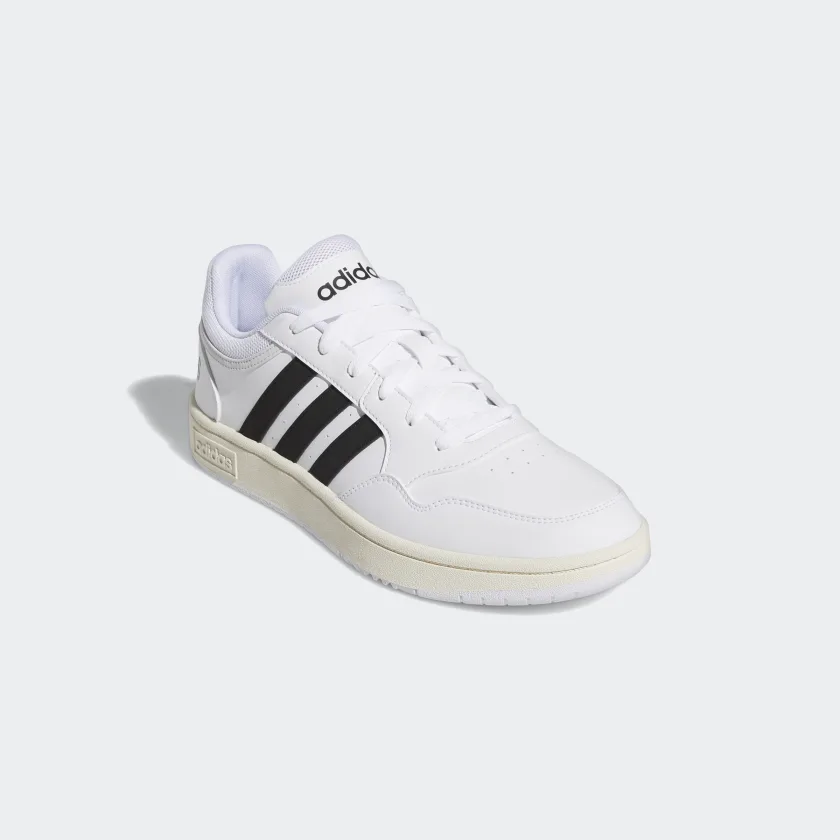 Adidas GY5434 Hoops 3.0 Erkek Sneaker Ayakkabısı Beyaz Siyah