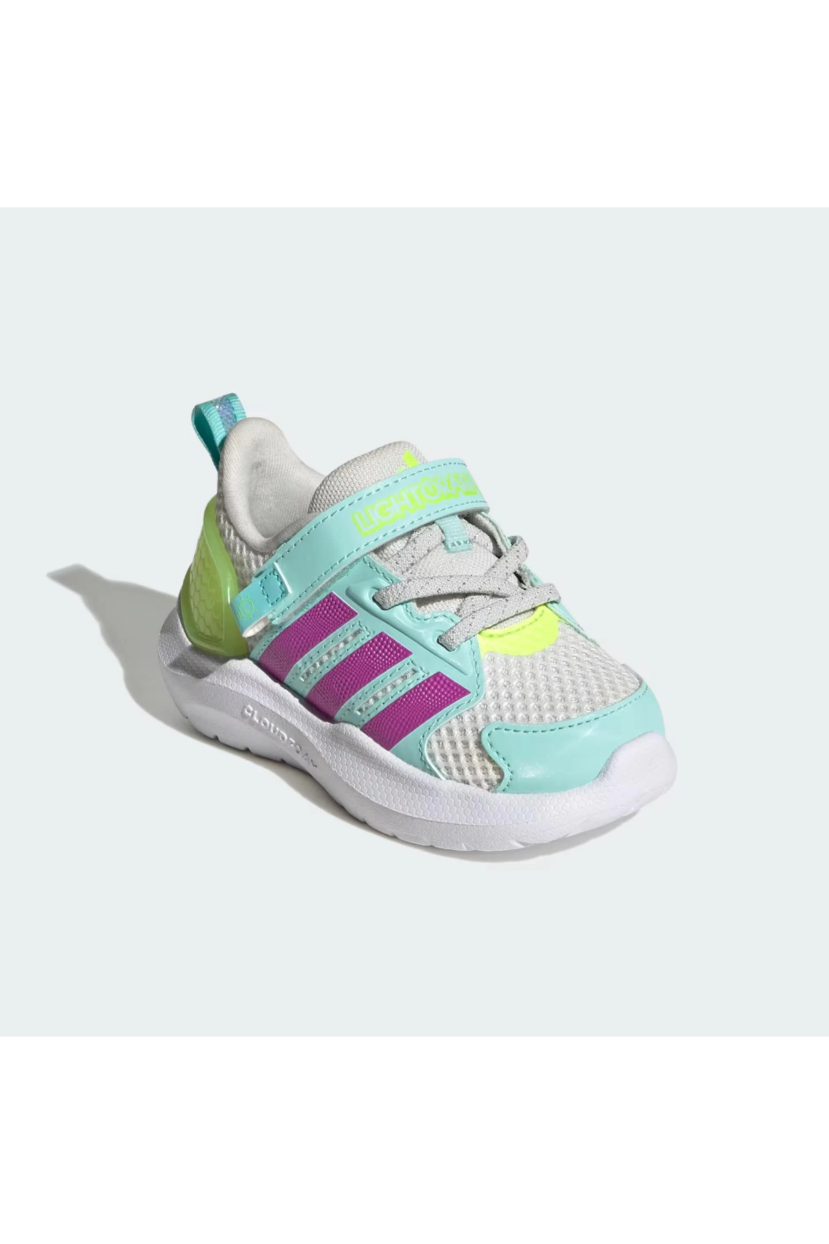 Adidas HQ9259 LIGHTORAMA RNR EL I Çocuk Yürüyüş Ayakkabısı Yeşil Sarı