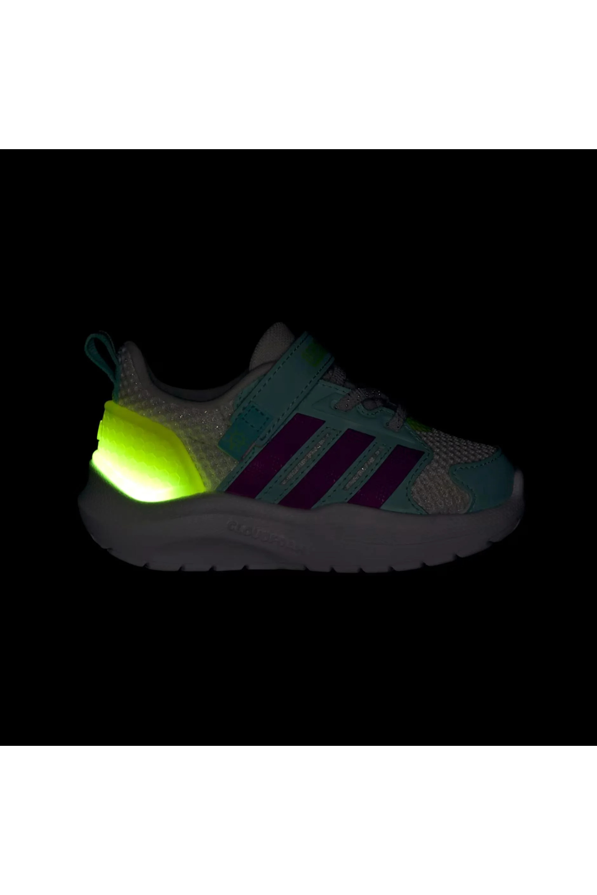 Adidas HQ9259 LIGHTORAMA RNR EL I Çocuk Yürüyüş Ayakkabısı Yeşil Sarı